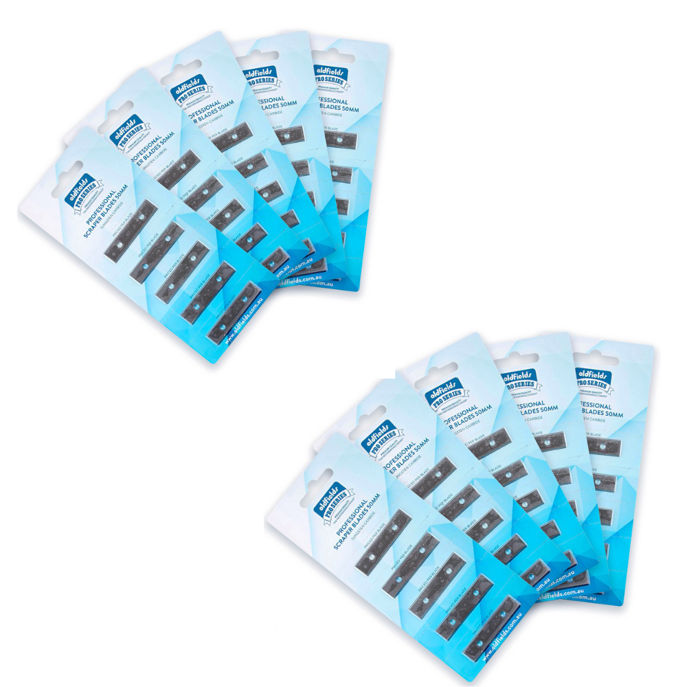 Oldfields Pro Series Tungsten Carbide 50mm Scraper Blades