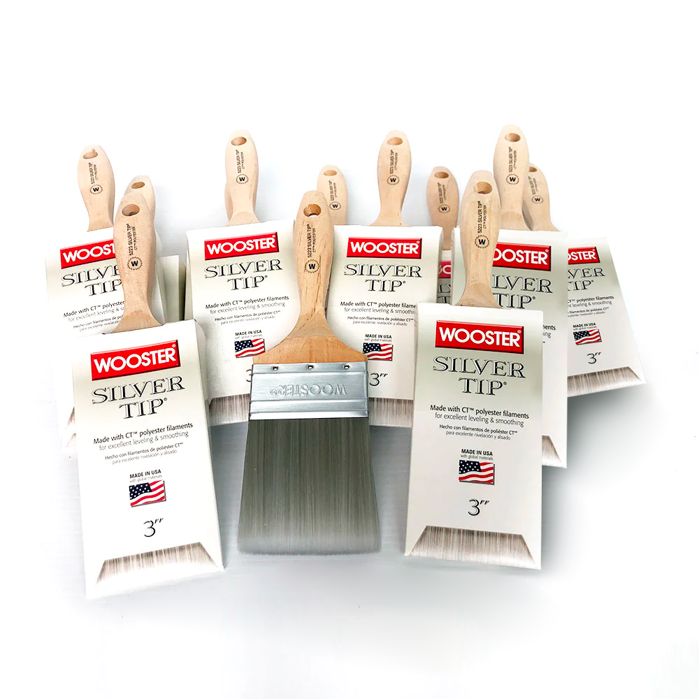 Wooster Silver Tip 75mm Wall (5223) Paint Brush - Box of 12 - Special