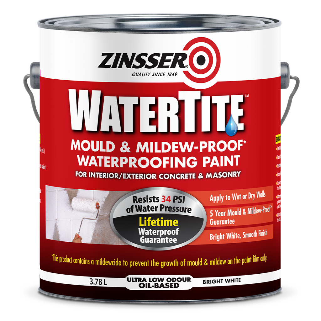 Zinsser - Watertite Mould & Mildew-Proof* Water-Proofing Paint