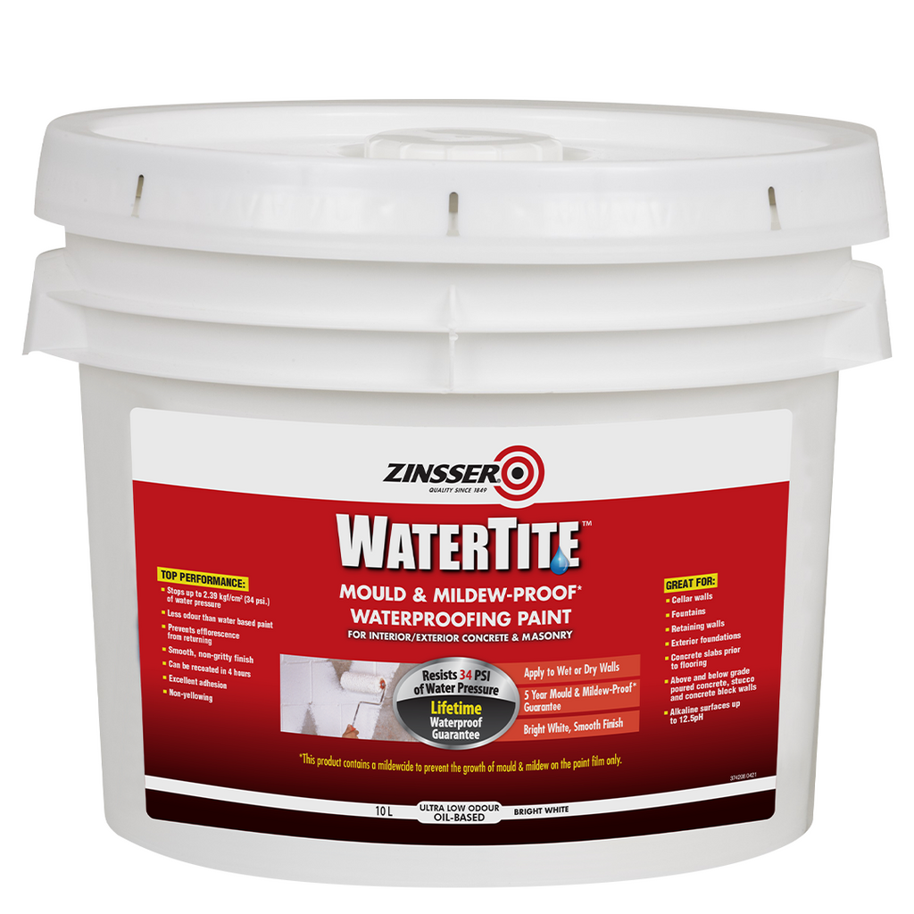 Zinsser - Watertite Mould & Mildew-Proof* Water-Proofing Paint