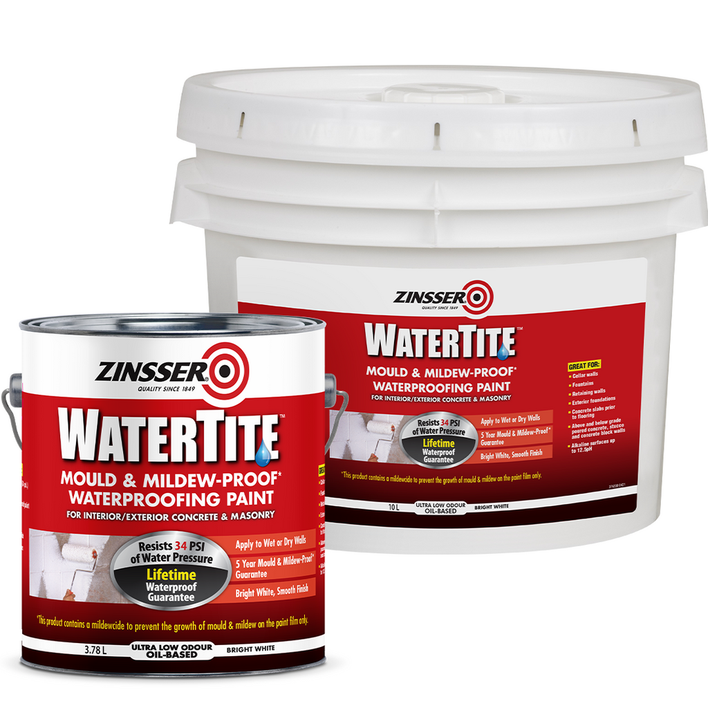 Zinsser - Watertite Mould & Mildew-Proof* Water-Proofing Paint