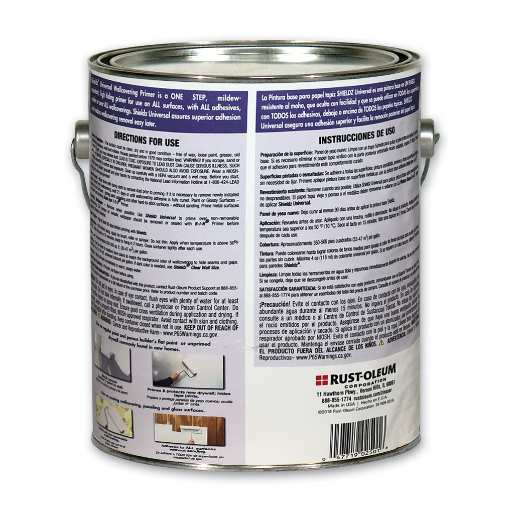 Zinsser Shieldz Universal Wallcovering Primer-Sealer