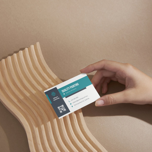 Professional business cards for your painting business (design + printing)