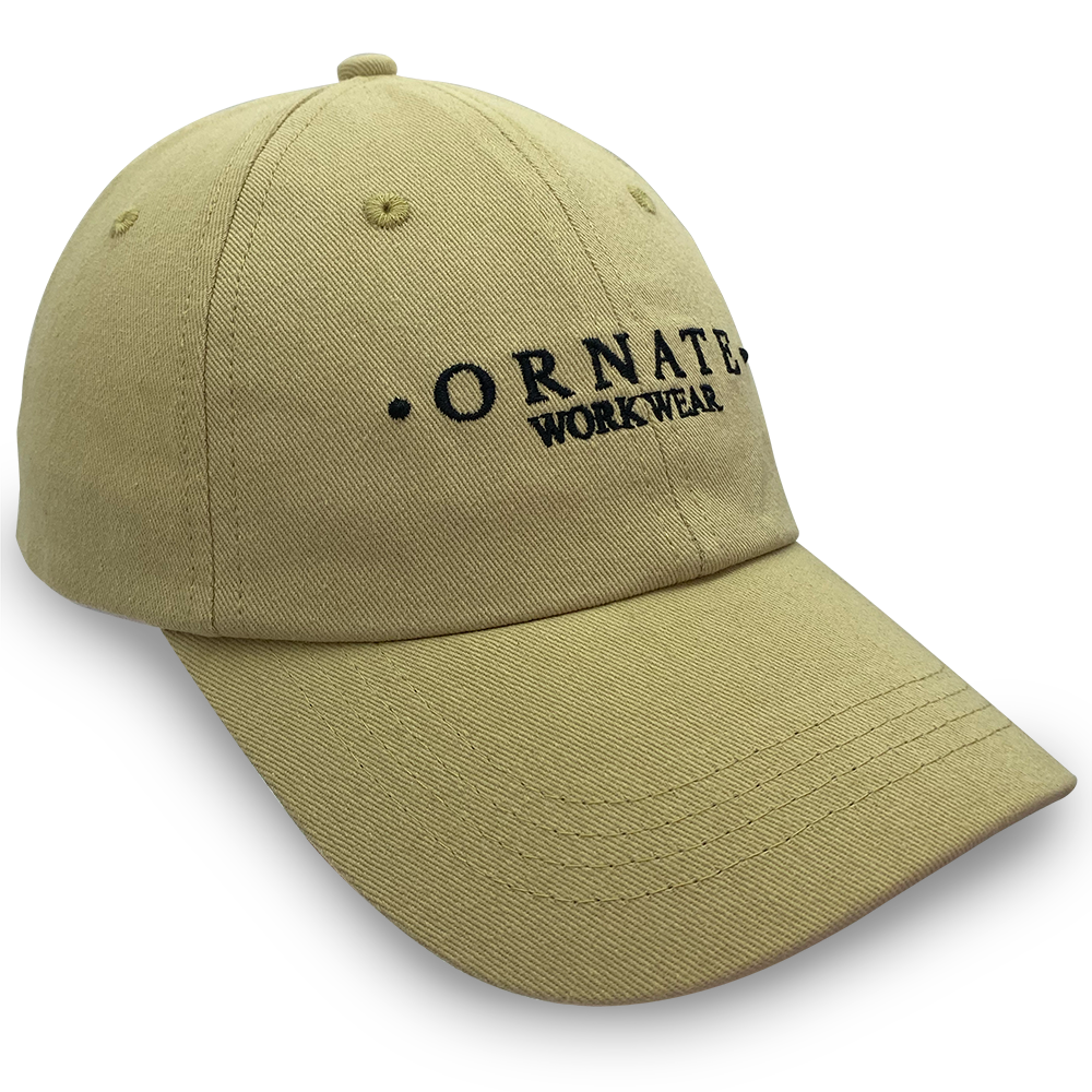 Ornate Beige Dad Cap