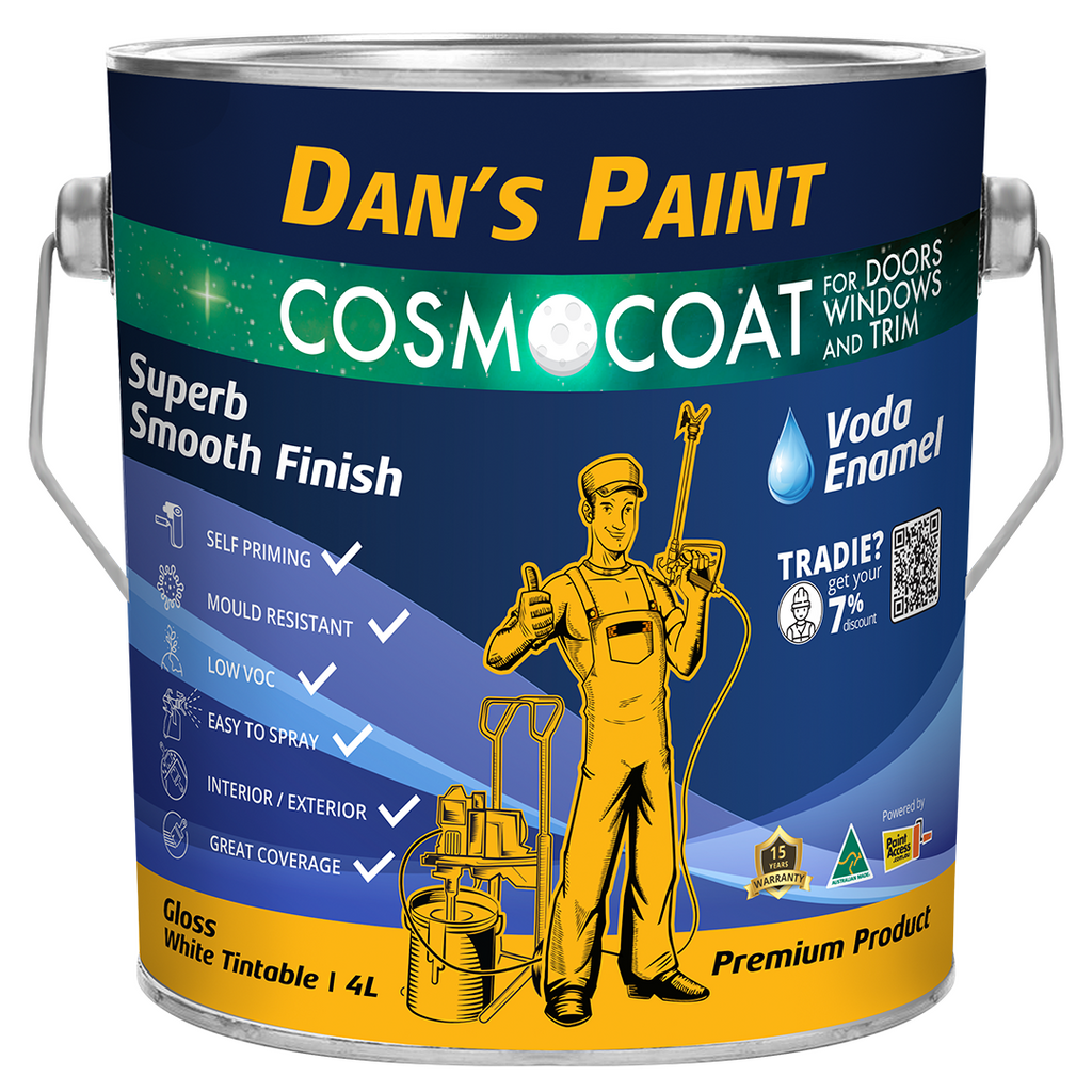 Dan's Paint Cosmocoat Voda Enamel Gloss 4L