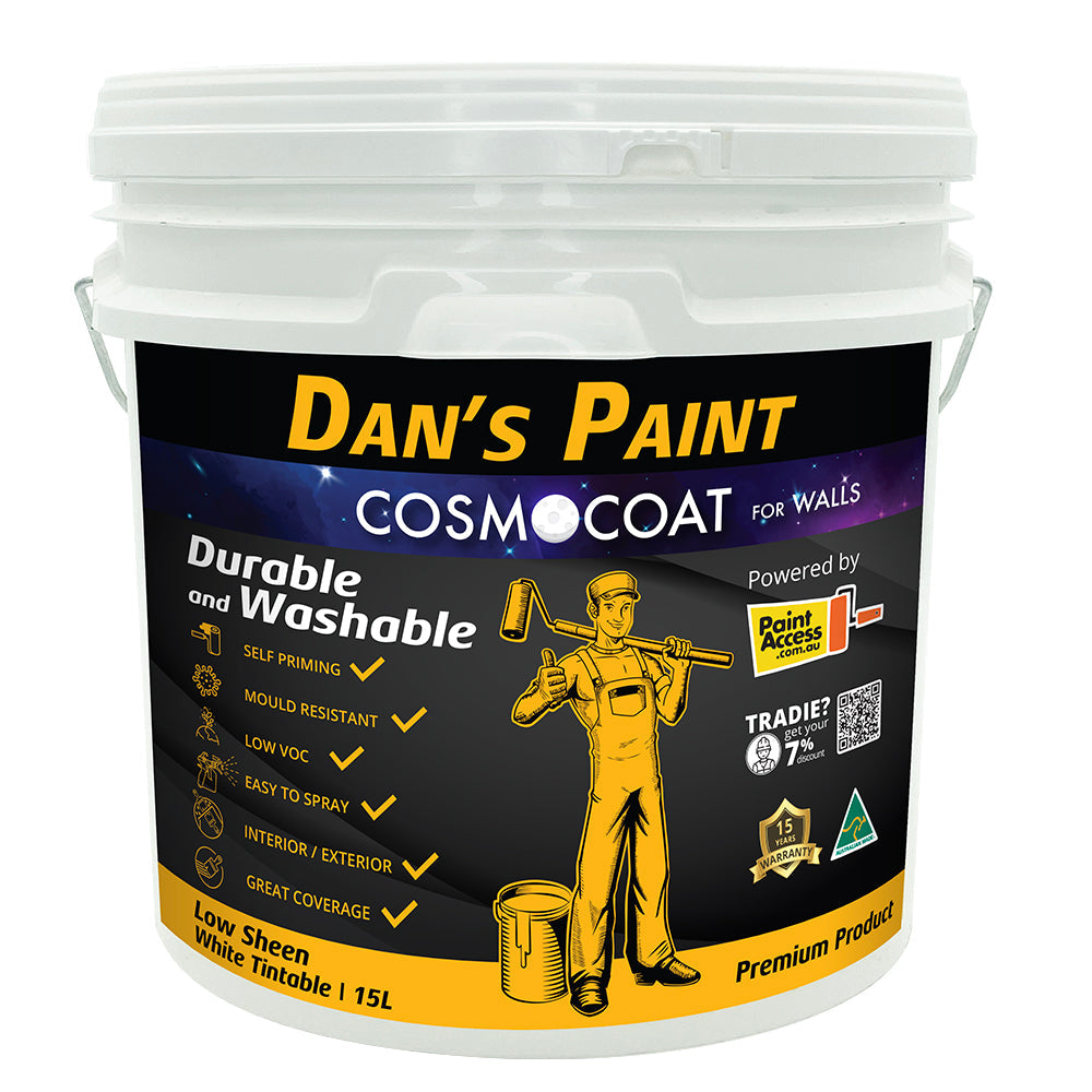 Dan's Paint Cosmocoat For Walls 15L - 36 Bucket Bulk Deal