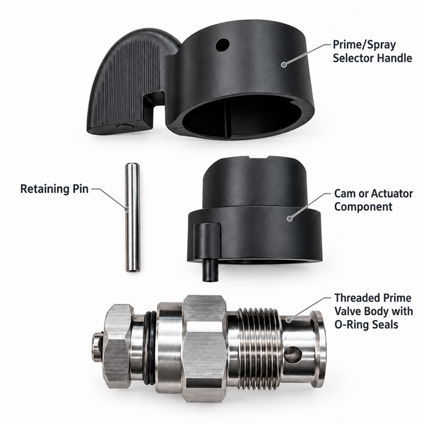 DAN’S Airless Sprayer Prime & Drain Valve Assembly