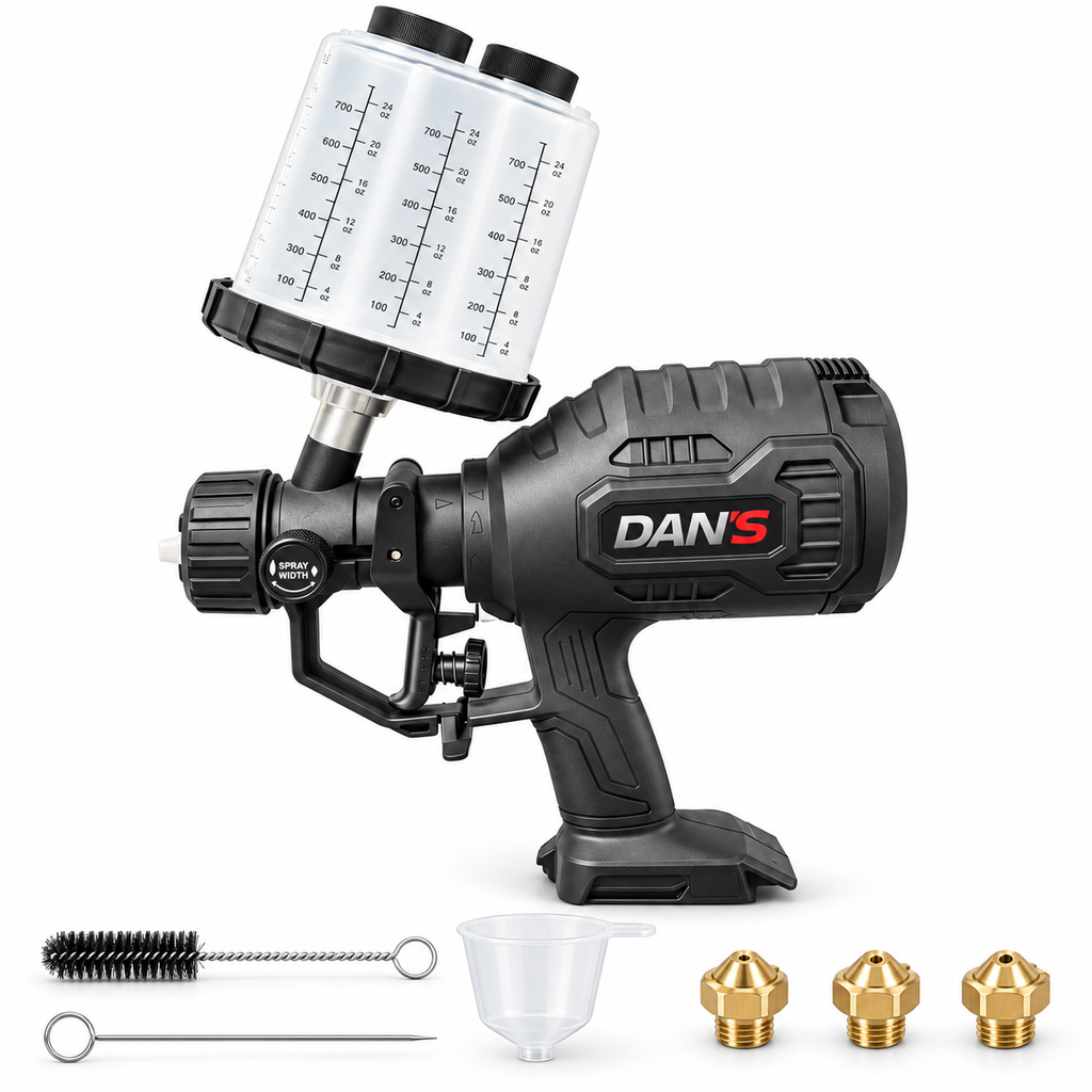 DAN’S HVLP Paint Sprayer — AC, 20V DC & 3-in-1 Models
