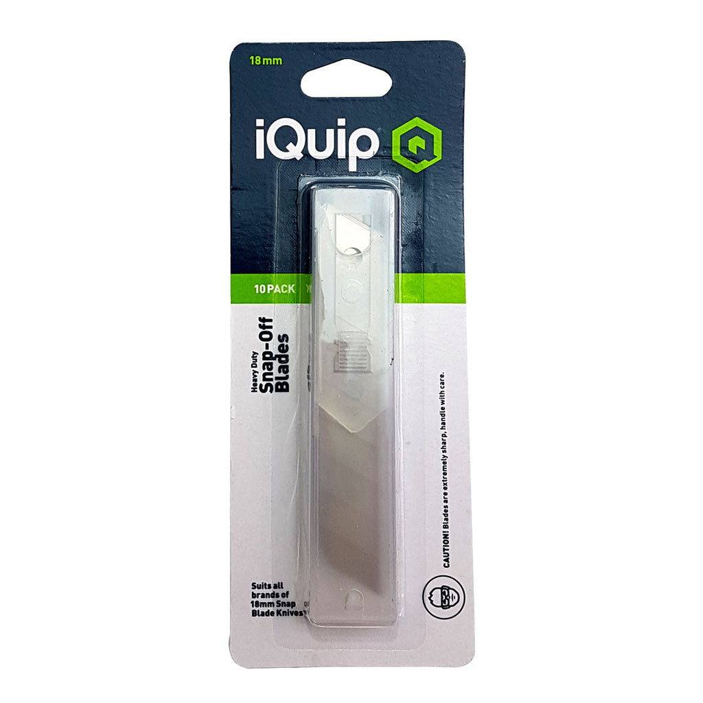 iQuip Snap Off Blades 18mm X 10Pcs