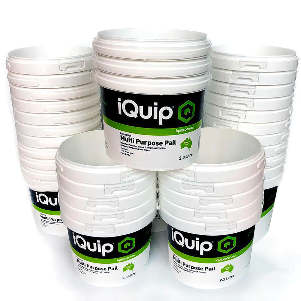 iQuip 4L - Plastic Multi-Purpose Pail - SPECIAL - BOX OF 50