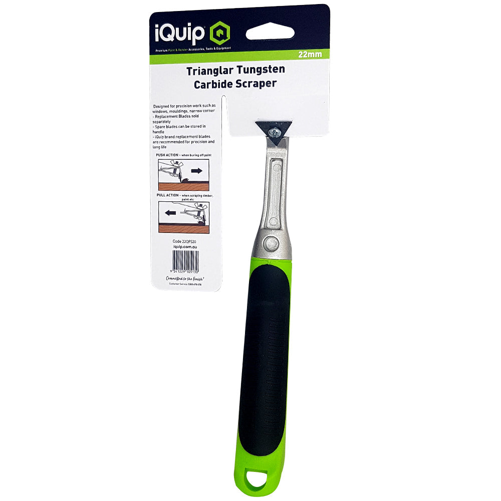 iQuip 22mm Trianglar Tungsten Carbide Scraper