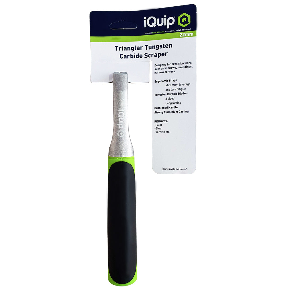 iQuip 22mm Trianglar Tungsten Carbide Scraper