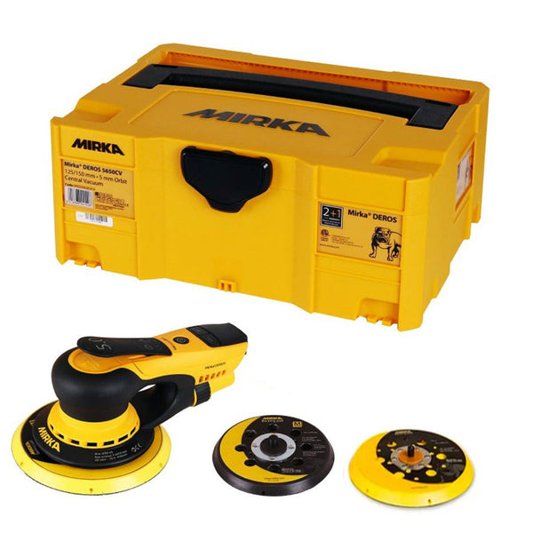 Mirka DEROS 5650CV 125mm and 150 mm IN-CASE SOLUTION - Special