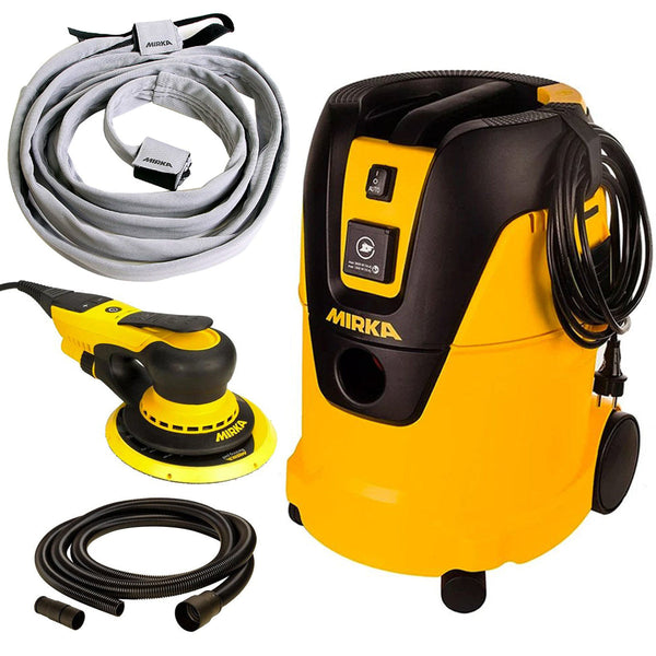 Mirka DEROS II 650CV Random Orbital Sander 5.0 and Dust Extractor 1125L PC Deal