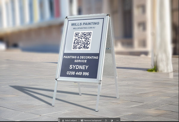 Street signs for your painting business - professional design and printing