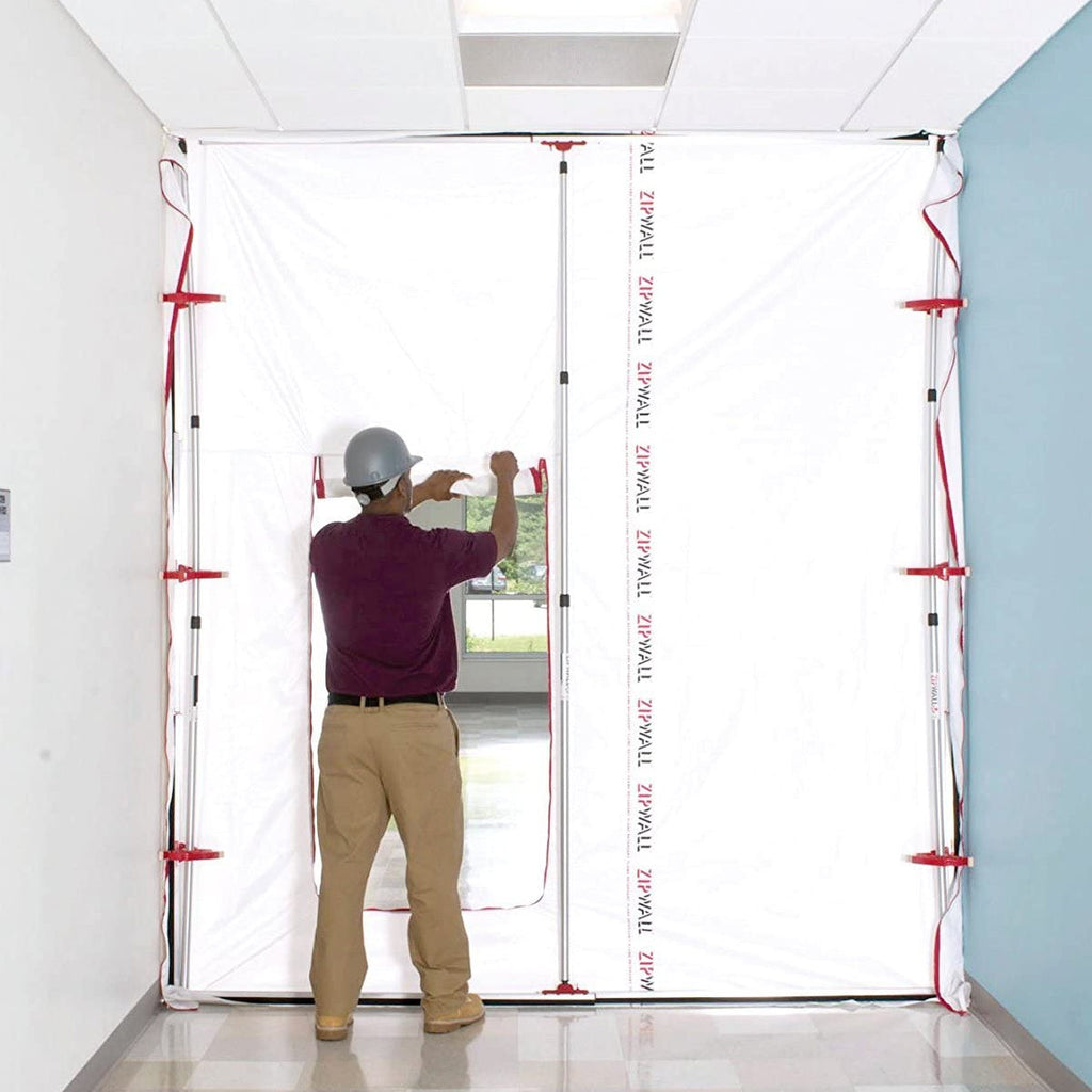 ZipWall Hall Kit - 3 x Spring-loaded Poles + Accessories (ZHK3)