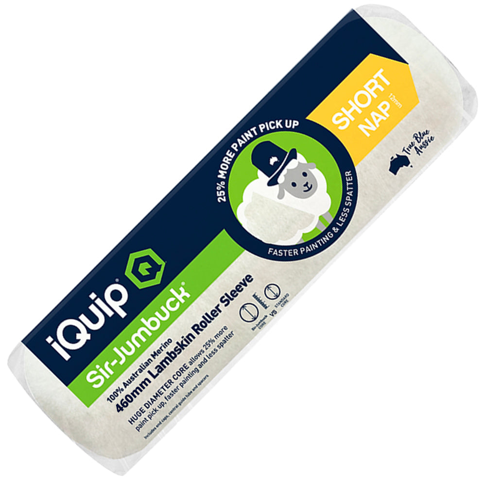 iQuip Sir Jumbuck Lambskin Roller Sleeve Short Nap