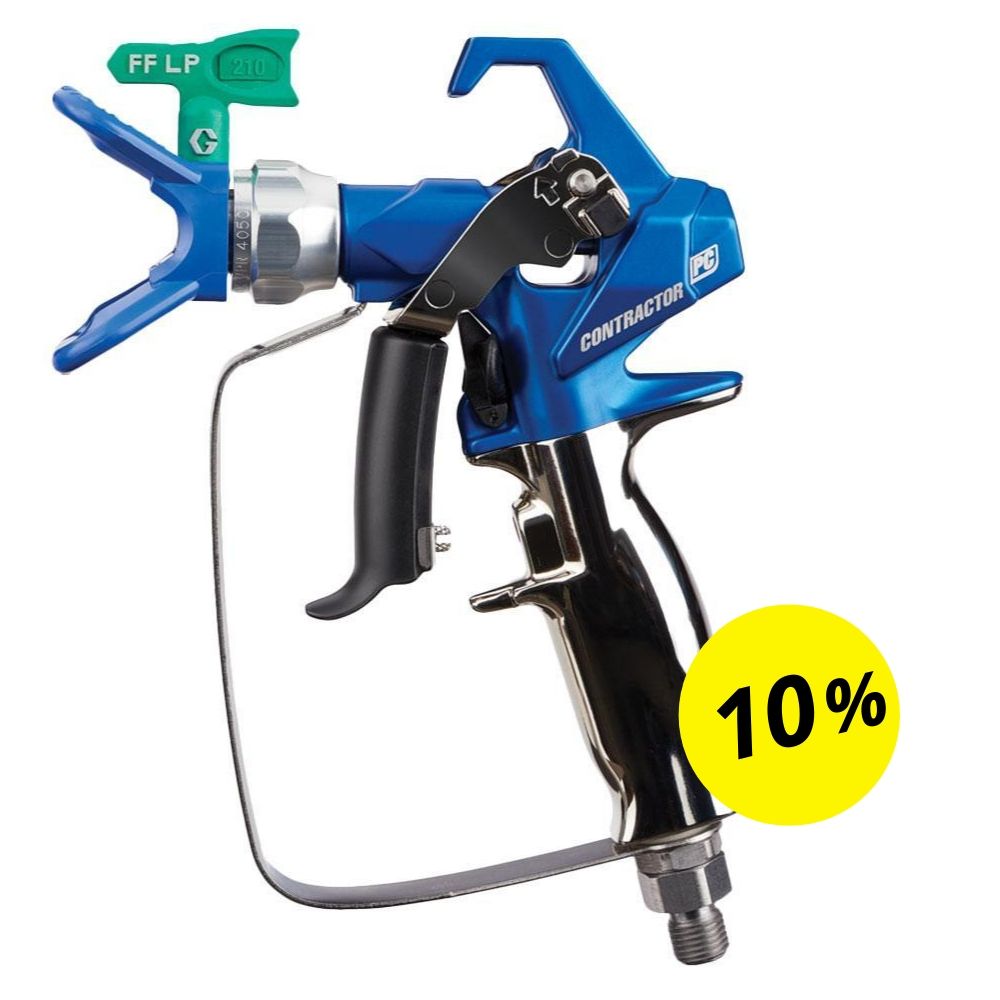 Graco Contractor PC Airless Spray Gun with LTX or  RAC LP 517  Range with Discount