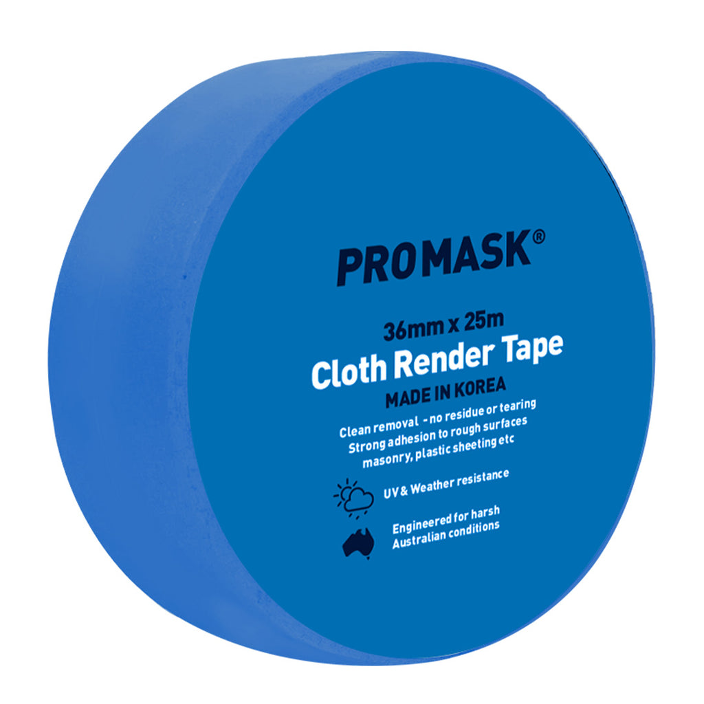 Promask Korean Render Cloth Tape 36mm X 25m Range