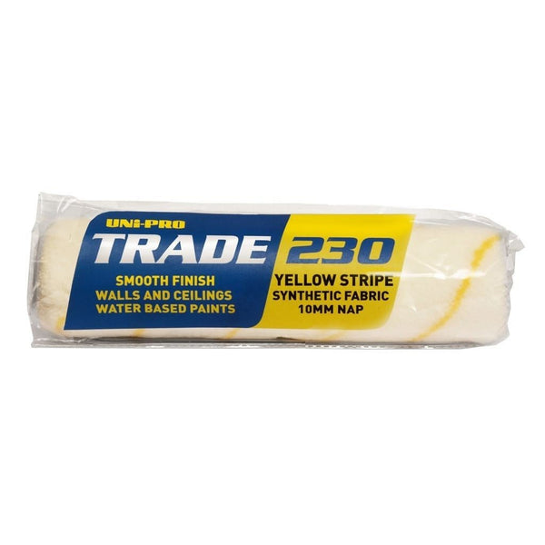 Uni-Pro Trade Woven Synthetic Yellow Stripe 10mm nap