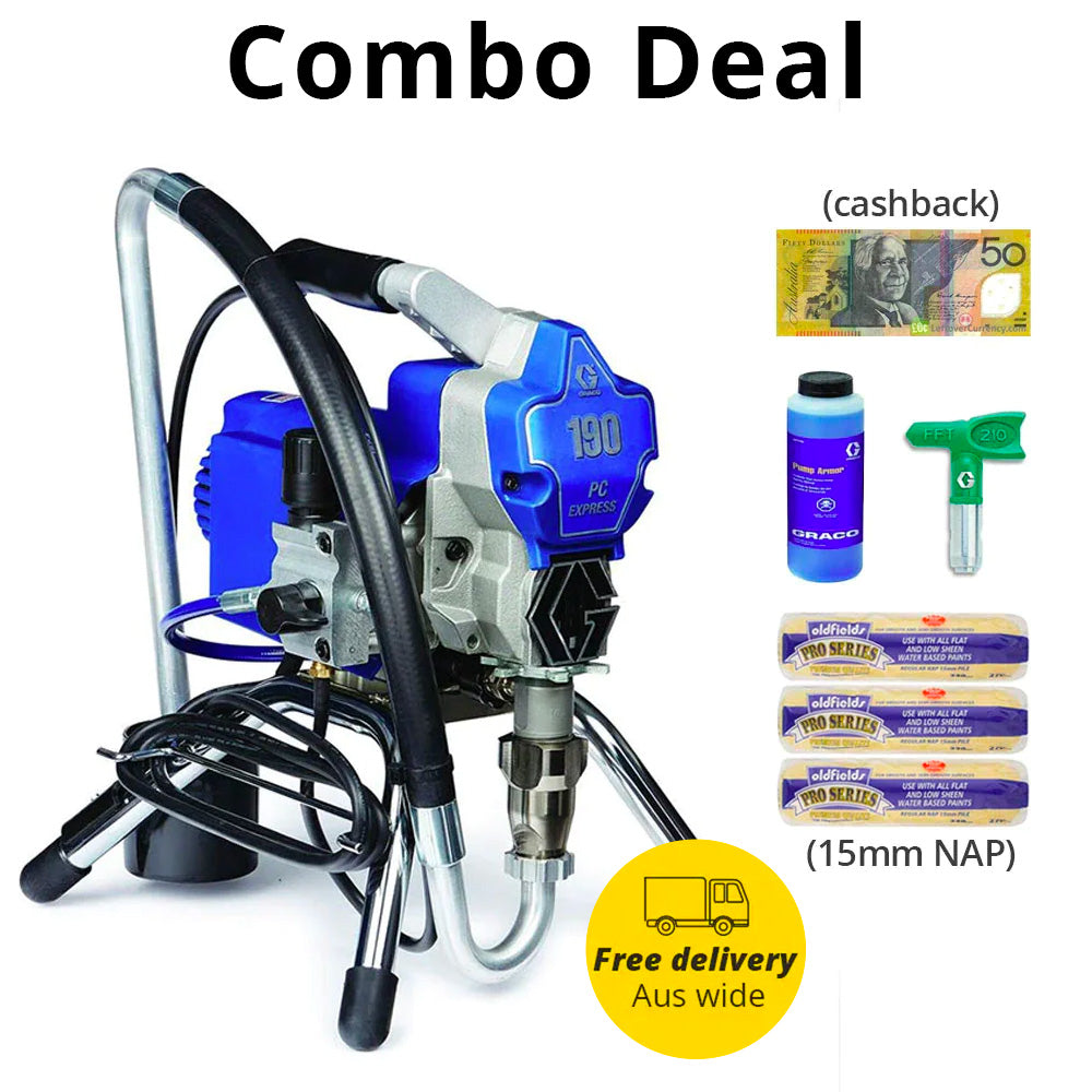 Graco 190 Express Airless Paint Sprayer, Gun and Pump Parts