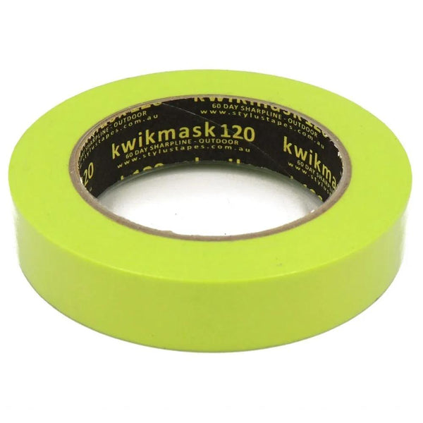 Kwikmask 120 Green 60 Days Sharp Line - Indoors & Outdoors Masking Tape