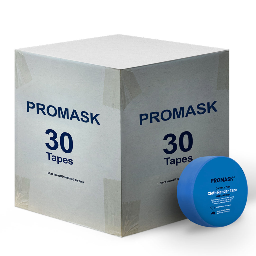 Promask Korean Render Cloth Tape 36mm X 25m Range