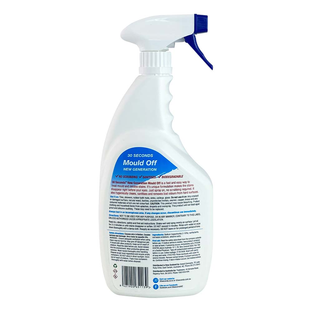 30 Seconds Indoor Mould Off Spray 1L