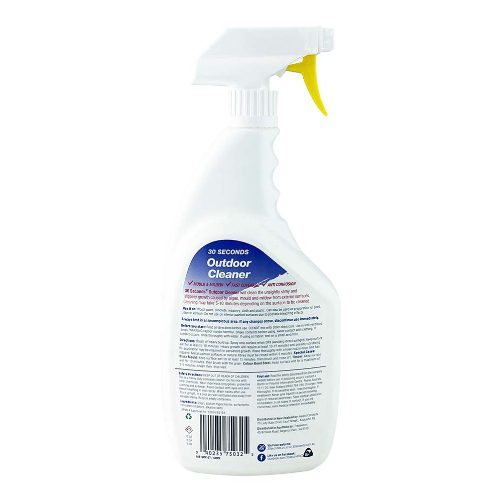 30 Seconds Outdoor Cleaner 1L