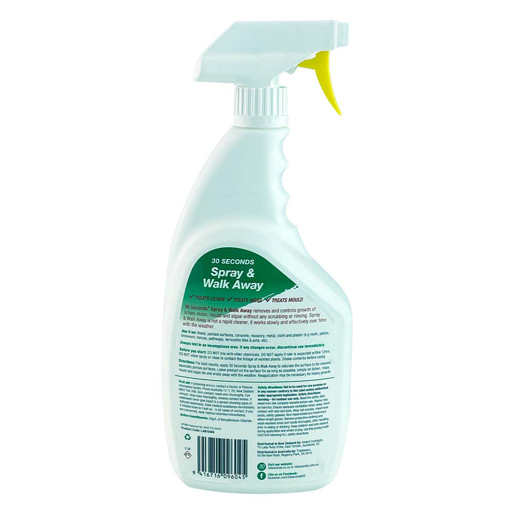 30 Seconds Spray and Walk Away 1L