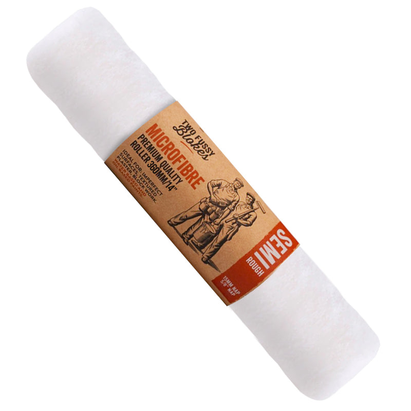 TWO FUSSY BLOKES 360mm Microfibre Paint Roller 15mm Nap