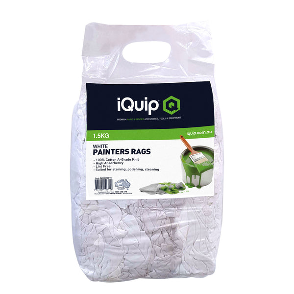 iQuip white Painters Rags 1.5kg 36RGWC015