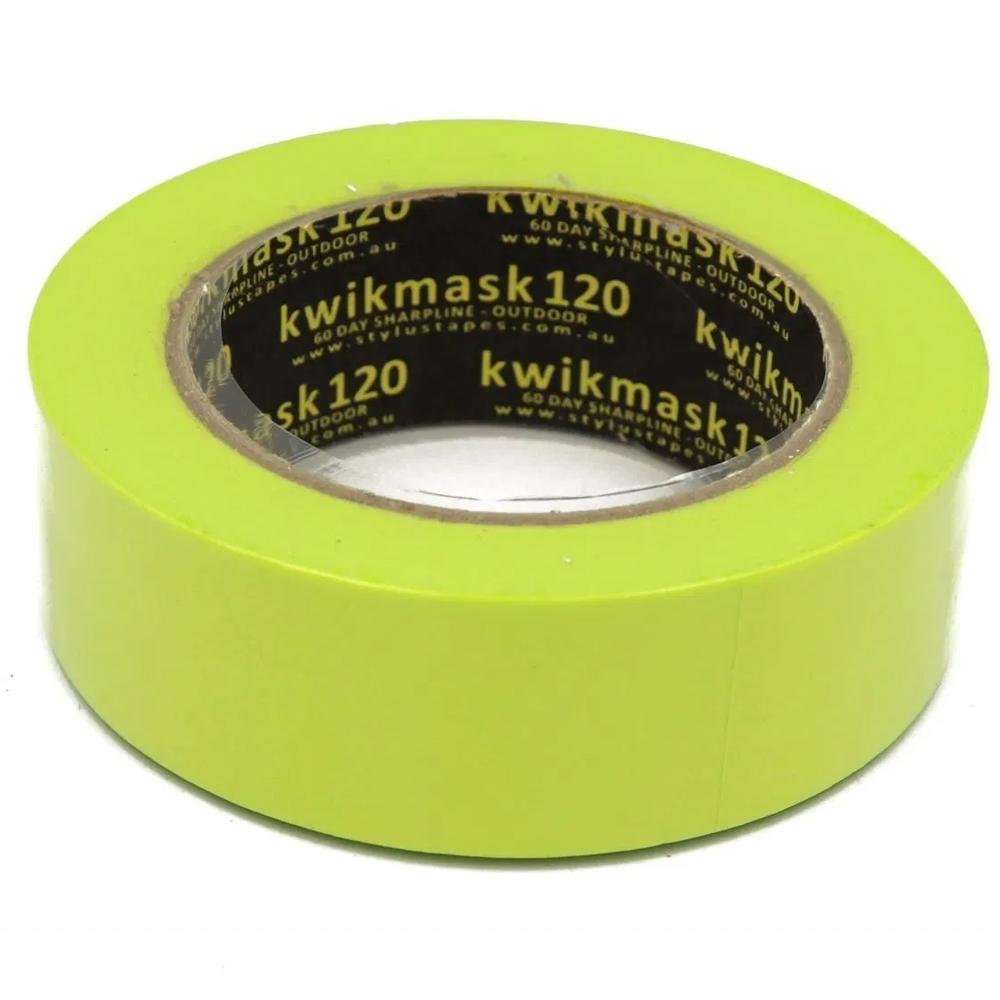 Kwikmask 120 Green 60 Days Sharp Line - Indoors & Outdoors Masking Tape