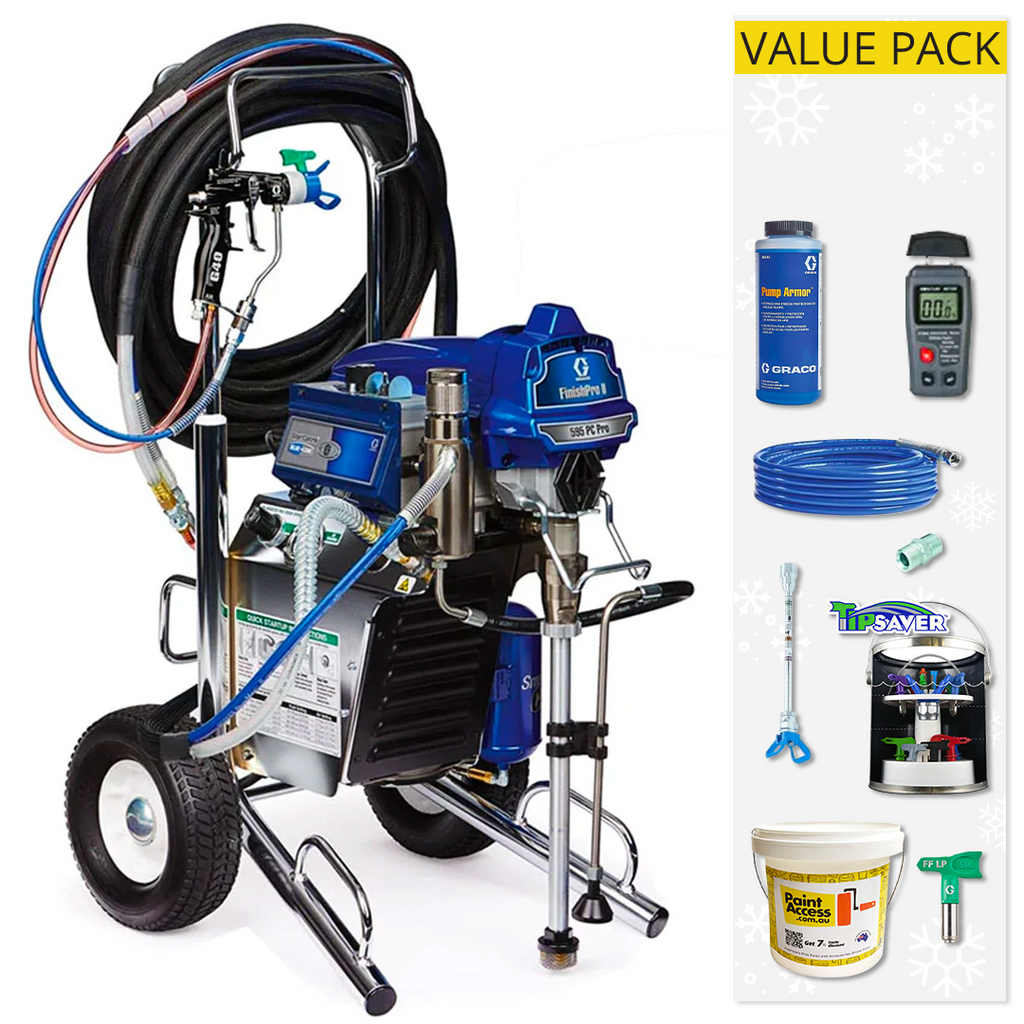 GRACO FinishPro II 595 PC Air Assisted Airless Sprayer (17E915) with Bonus