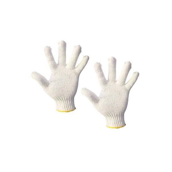 Plain Gloves Knitted Poly Cotton