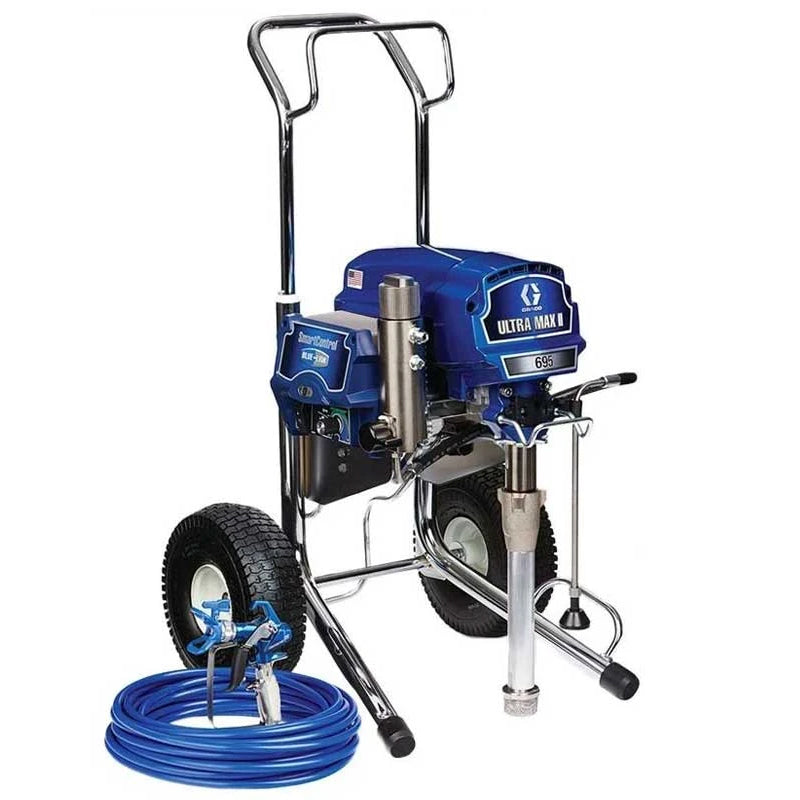 Graco Ultra Max II 695 Standard Electric Airless Sprayer - Hi-Boy/Lo-Boy Cart With Bonus