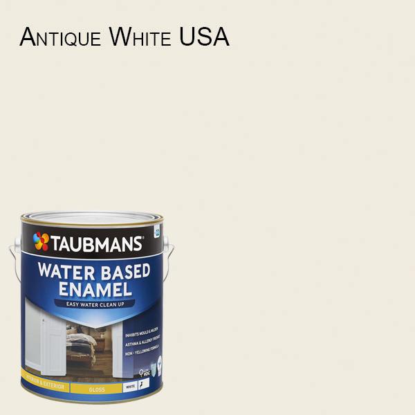 Taubmans Water Based Enamel Gloss White - 4L - 121610/4L