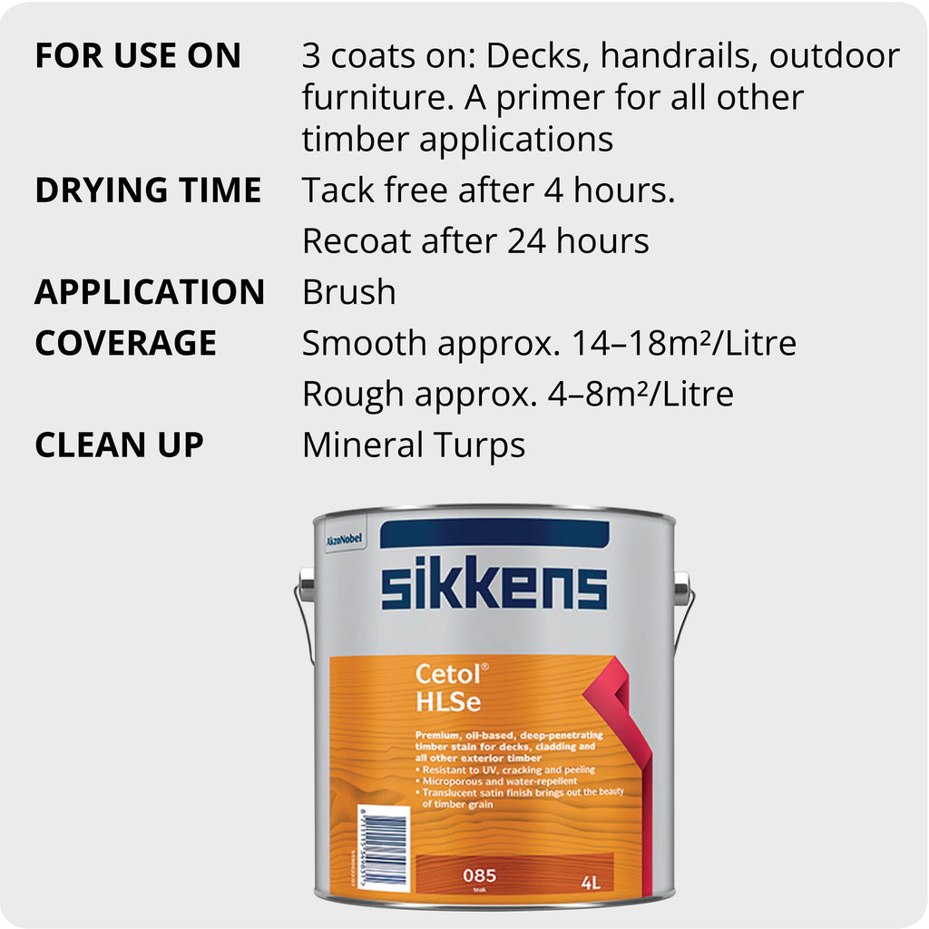 Sikkens Cetol HLSe 10L Decking Oil