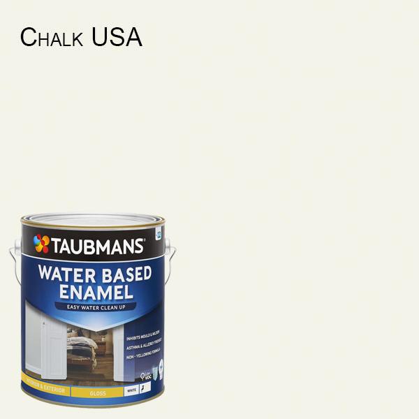 Taubmans Water Based Enamel Gloss White - 4L - 121610/4L