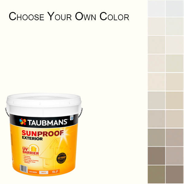 Taubmans Sunproof Low Sheen 15L Self Priming  113200/15L