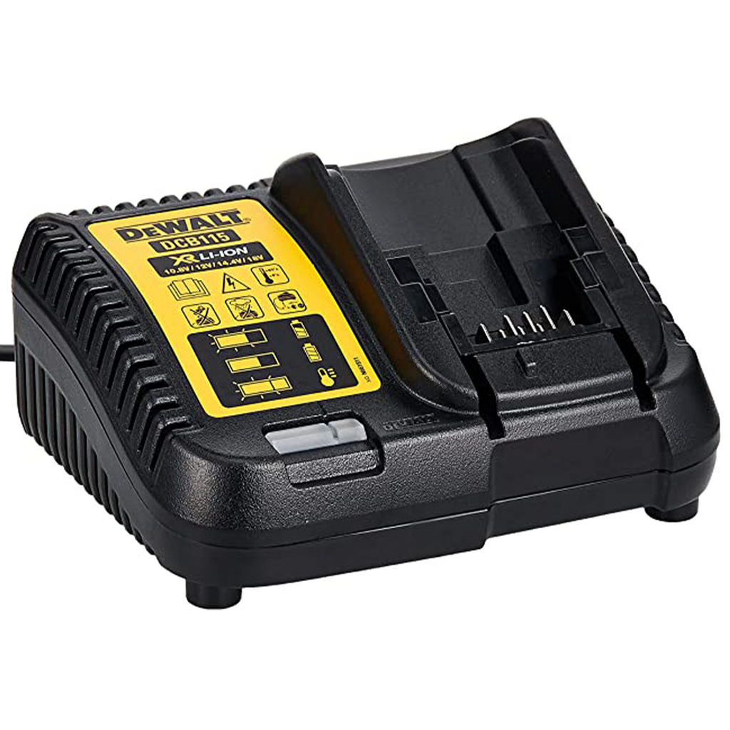 DEWALT DCB115 DEWDCB115 DCB115-GB XR Multi Voltage Li-Ion Battery Charger 10.8V, 14.4V & 18V