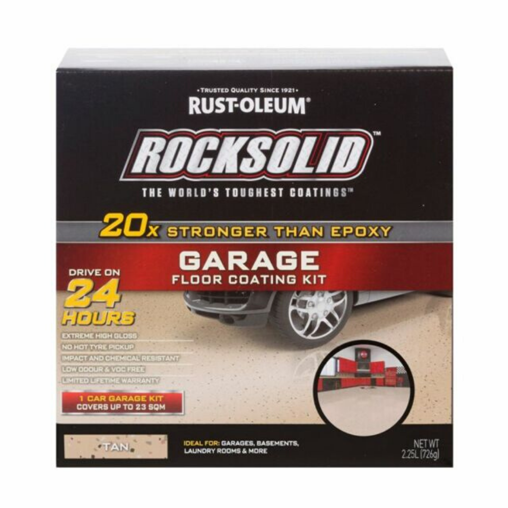 Rust-Oleum RockSolid Garage Floor Coating Kit