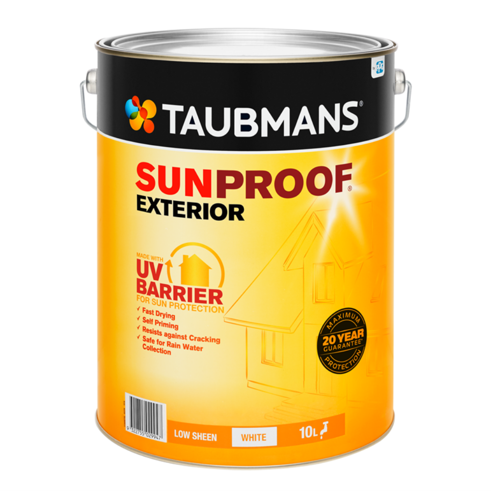 Taubmans Sunproof Low Sheen 10L Self Priming 113200/10L