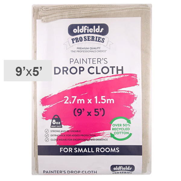 Oldfields Pro Series Drop Cloth 2.74m x 1.52m
