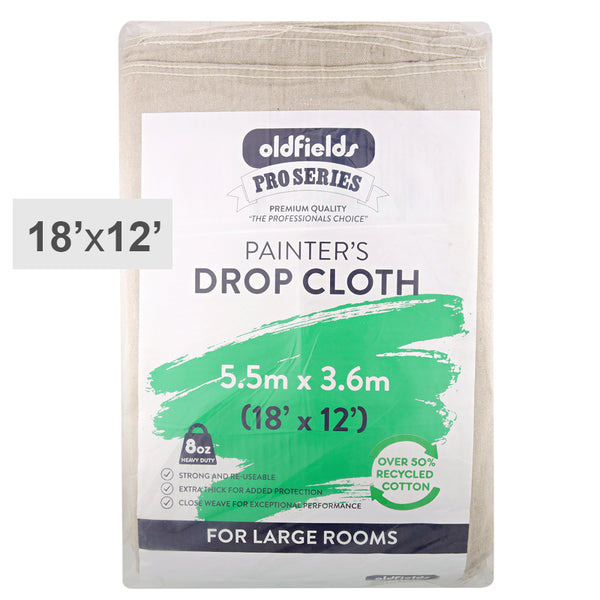 Oldfields Pro Series Drop Cloth 3.66m x 5.5m