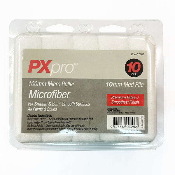Express Rollers 10 pack Mini-Microfibre Rollers 100mm