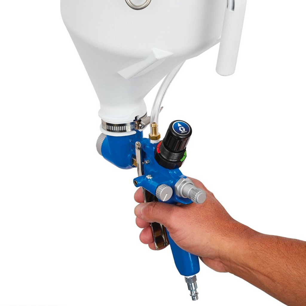 GRACO FastFinish Pressure-Boosted Hopper Gun 25D496