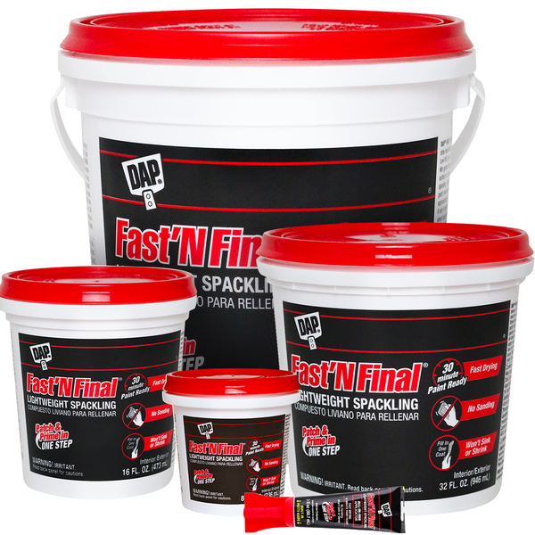 DAP Fast N Final Lightweight Spackling Range