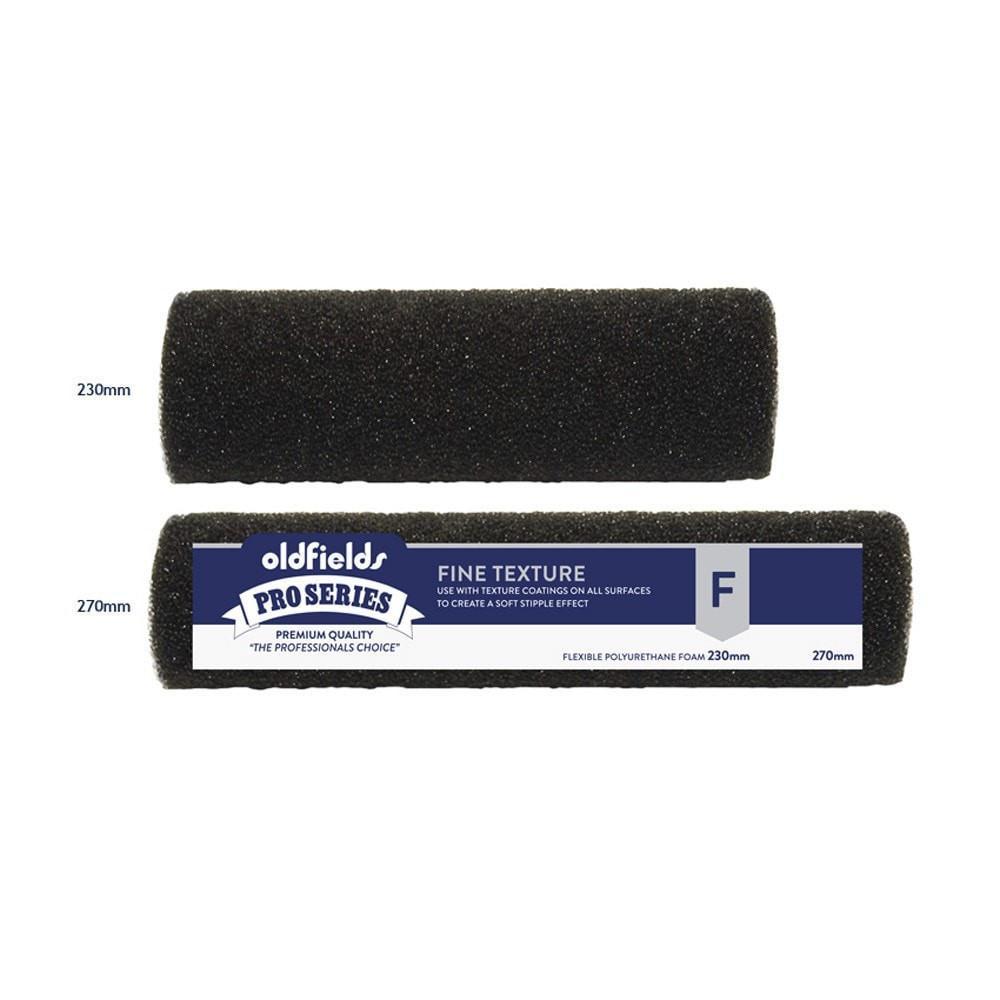 Oldfields Fine Texture Black Foam Paint Roller 230/270mm