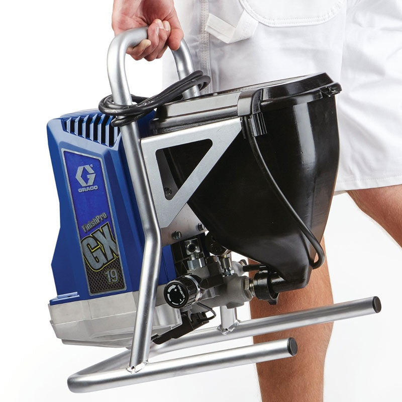 Graco Airless Paint Sprayer FinishPro GX 19 (17H223) and IQuip Metal Door Stackers 10 pk (22DSM2)
